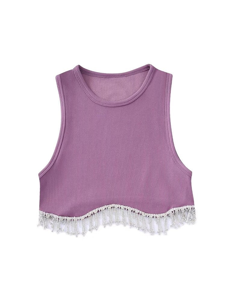 Jenni Crystal Crop Top