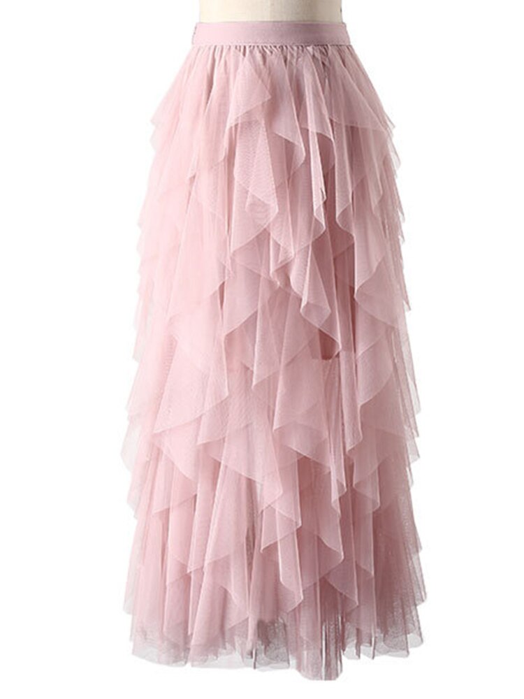 Tutu Tulle Long Maxi Skirt