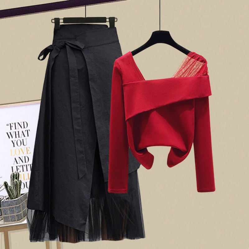 Tops + Asymmetric Skirt 2