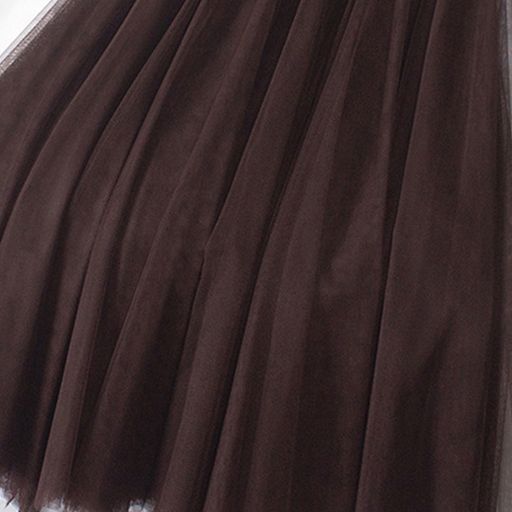 A LINE Long Tulle Skirt