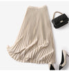 Long Pleated Skirt