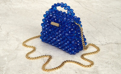 Crystal sbeaded handbag