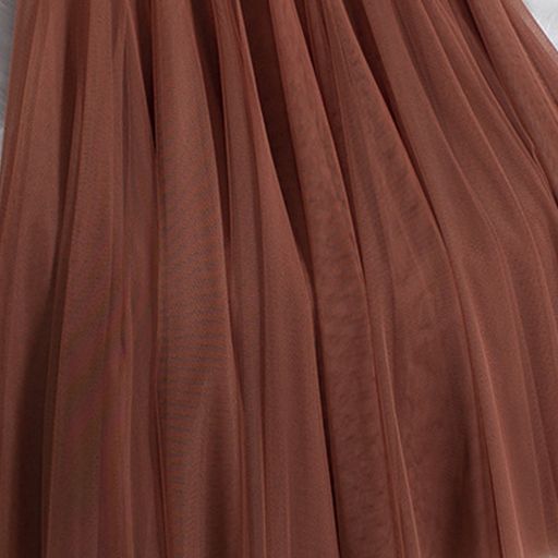 A LINE Long Tulle Skirt