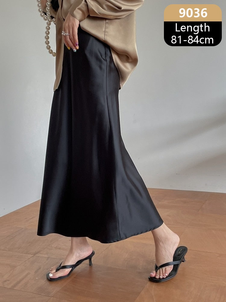 Irma Silk Satin Skirt