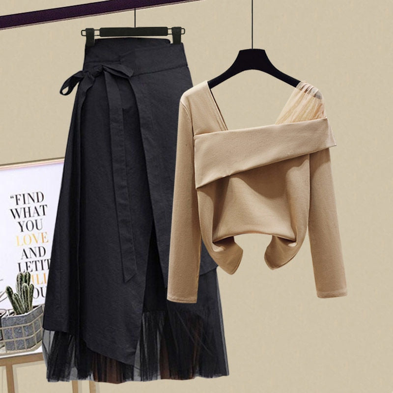 Tops + Asymmetric Skirt 2