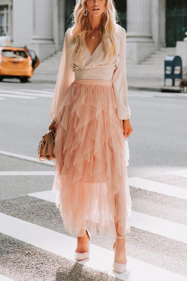 Tutu Tulle Long Maxi Skirt