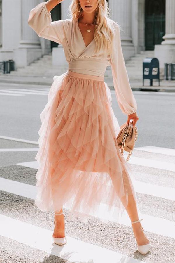 Tutu Tulle Long Maxi Skirt