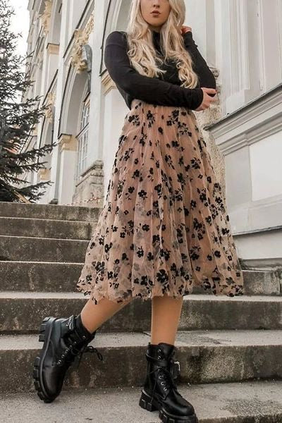 NASIRA 3 Layered Skirt