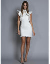 White haven mini dress