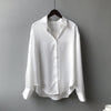 Satin Silk Shirt Blouse