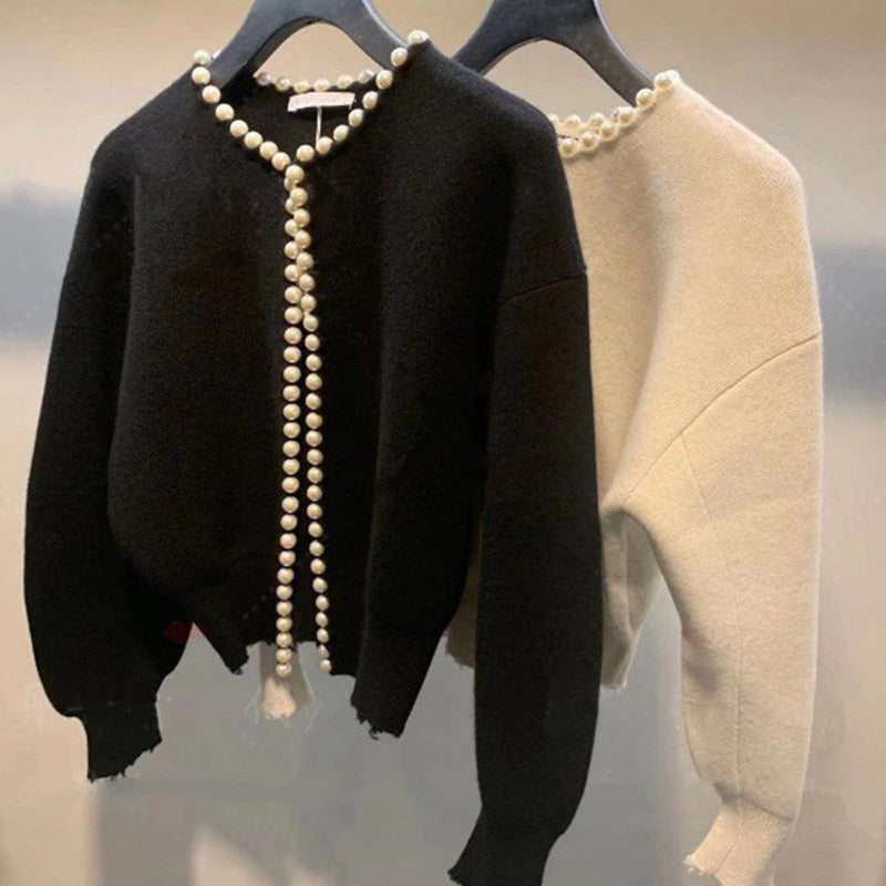 Pearls Cardigan