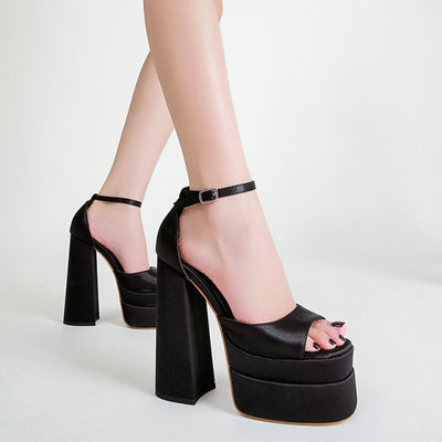 Thick Heels Platform Sandals