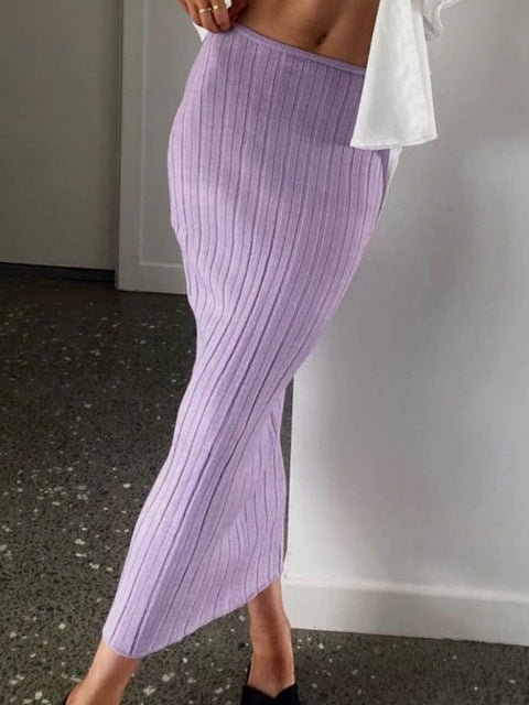 Baha Ribbed Skirt